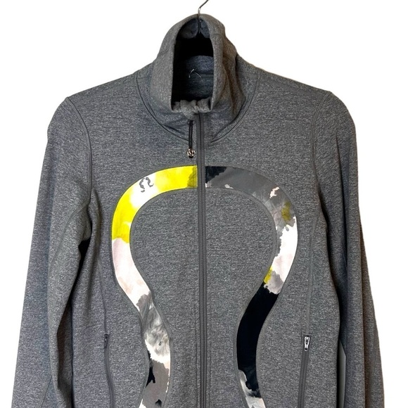 LULULEMON In Stride Jacket Watercolor Citron - Picture 3 of 9